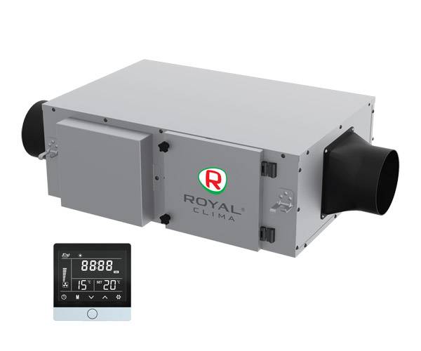 Приточная установка Royal Clima RCV-900 LUX + EH-2800 (1-фазный) Vento