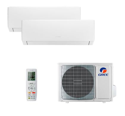 Мульти-сплит система GREE GWH09AGAXA-K6DNA4C/I + GWH12AGBXB-K6DNA4C/I / GWHD(18)NK6OO (LC)(LH)