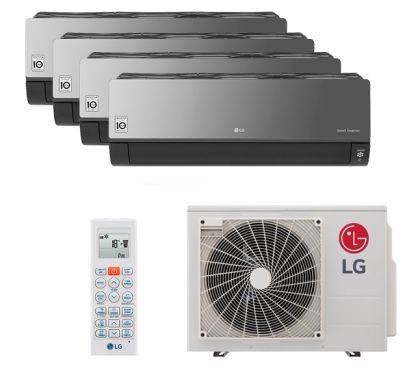 Мульти-сплит система LG AC09BK x 4 / MU4R25 ArtCool Mirror