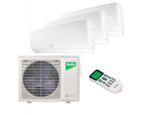 Мульти-сплит система BALLU Platinum Evolution BSUI-FM/in-07HN8/EU x 3 / BA3OI-FM/out-21HN8/EU