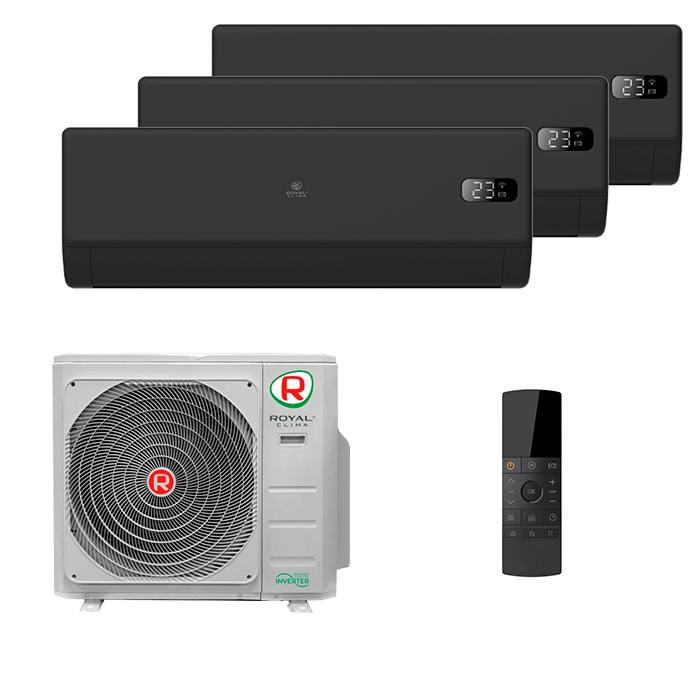 Мульти-сплит система Royal Clima RCI-VT09HN x 3 / 3RMN-21HN/OUT Venturo Nero