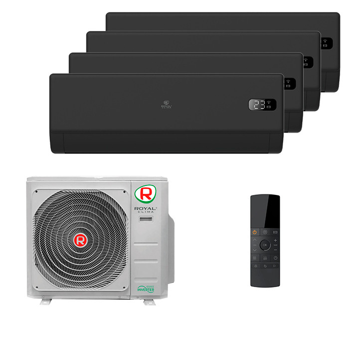 Мульти-сплит система Royal Clima RCI-VT09HN x 4 / 4RMX-28HN/OUT Venturo Nero